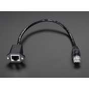 Cable RJ45 M/F for panel mounting