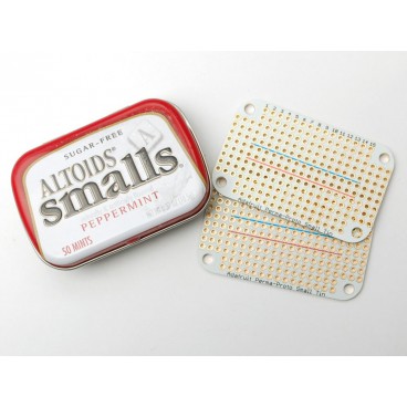 Adafruit Perma-Proto Small Mint Tin Size Breadboard PCB X 3