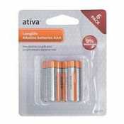 Pack of 6 alkaline batteries AAA LR03