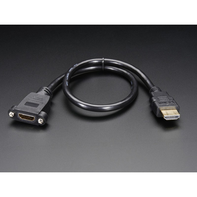 Cable HDMI Femelle/Male pour montage panneau