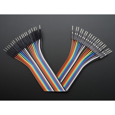 20 Male - Male 150mm Premium dupont wires Kit
