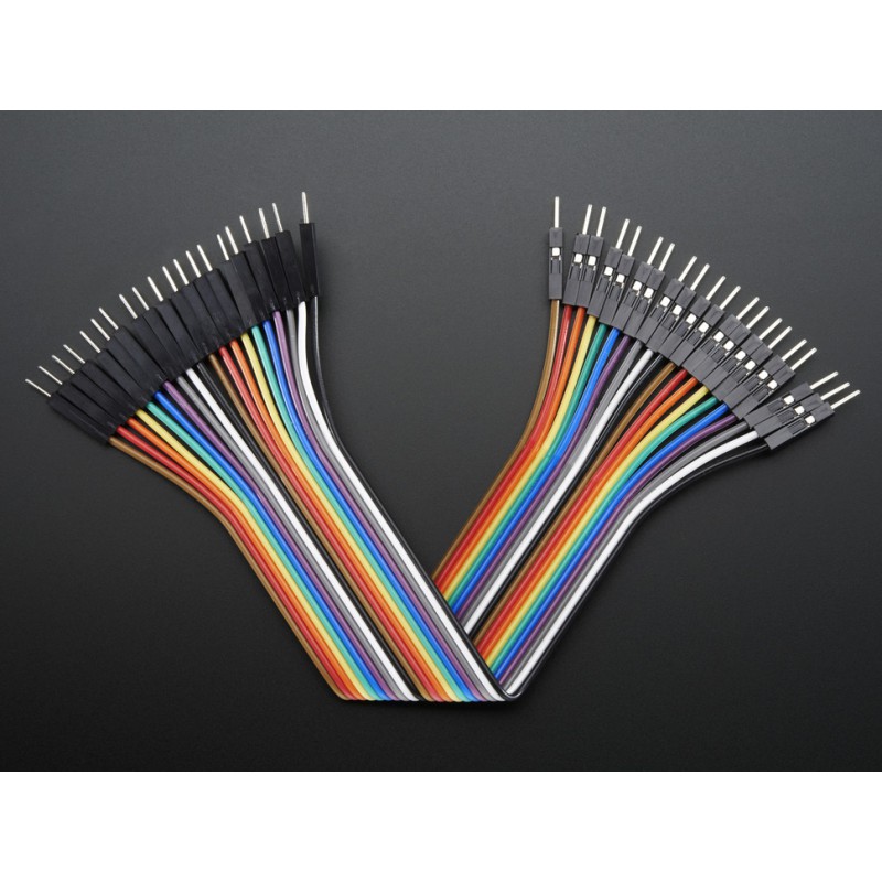 20 Male - Male 150mm Premium dupont wires Kit - Boutique Semageek