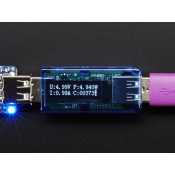 Voltmeter-ammeter USB with OLED display