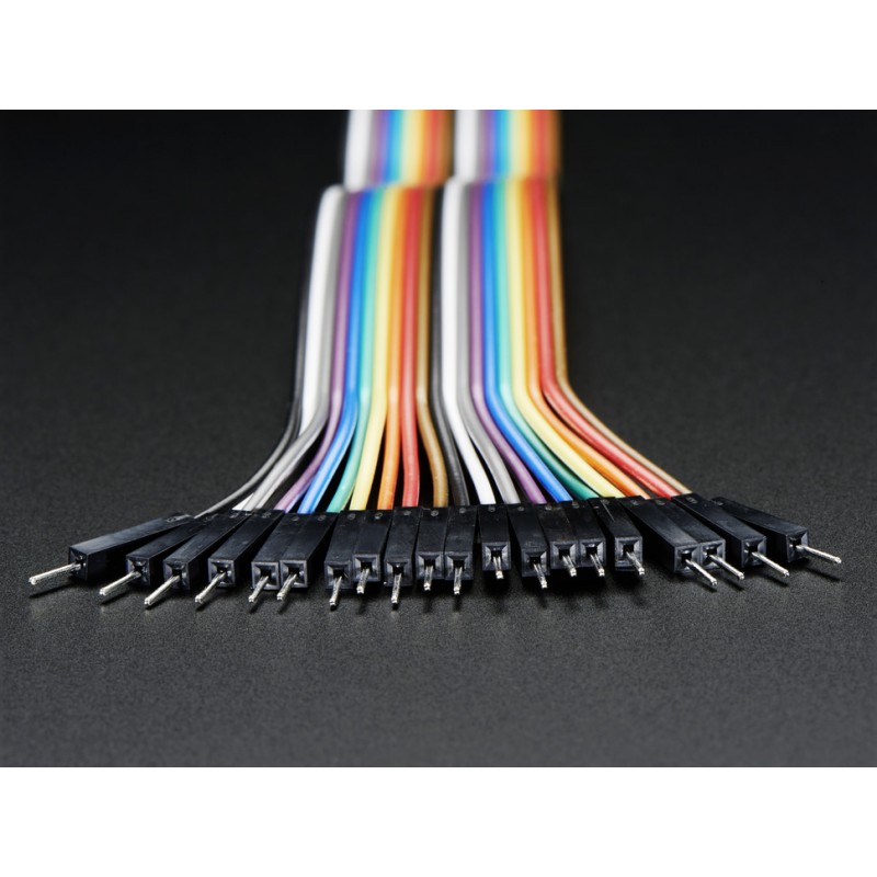20 Male - Male 300mm Premium dupont wires Kit - Boutique Semageek