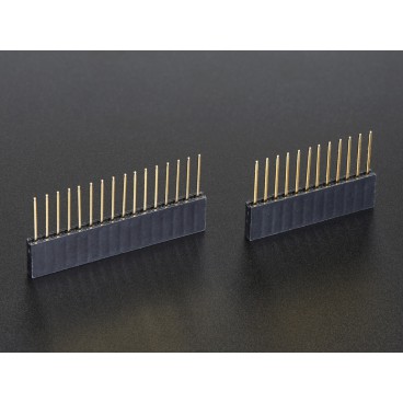 Female stackable connectors 12 and 16 pins for Feather