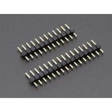 Connectors short male 12 and 16 pins for Feather