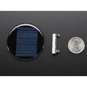 Solar round badge 5V 40mA