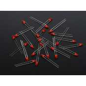 Pack of 25 LED 3mm Red