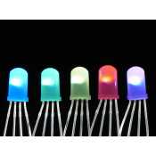 Pack of 5 LED 5mm Diffused NeoPixel