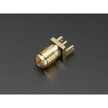 Edge-Launch SMA connector for 0.8mm 0.031" circuitry