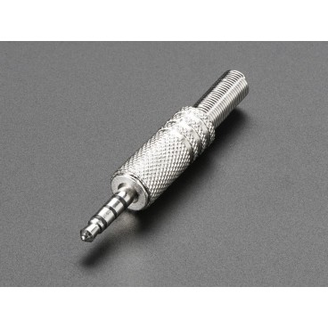 Jack 3.5 mm TRRS male plug 4-pole