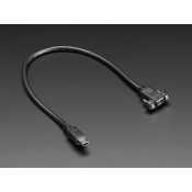 Cable Mini B USB Male/female for panel mounting