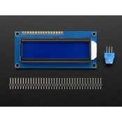 Standard 16 X 2 LCD screen - White on blue background