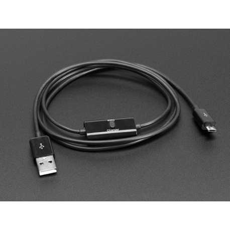 B Cable USB microphone with switch charge data