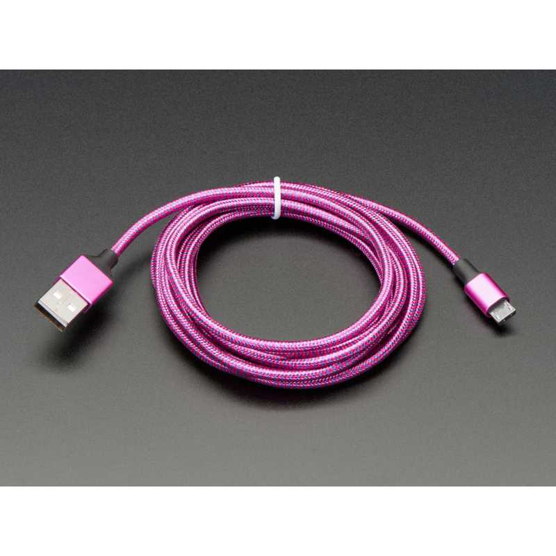 Câble USB We vers micro USB avec embout magnétique (Rose) WE 115108 Pas  Cher 