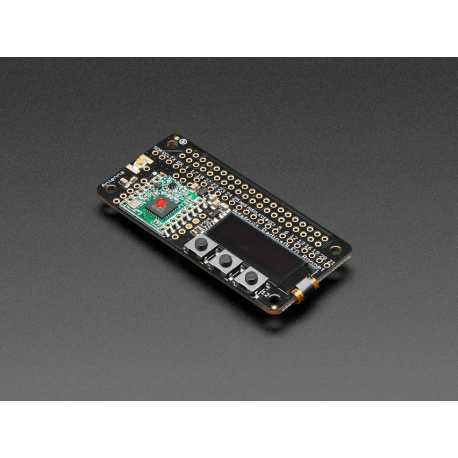 Adafruit LoRa Radio Bonnet RFM96W 433MHz - RadioFruit