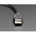 Cable USB A - USB C pour montage panneau - 30cm