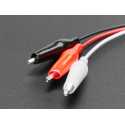 JST PH 3-pin Plug to Color Coded Alligator Clips Cable