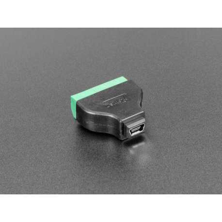 USB Mini B Female Plug to 5-pin Terminal Block