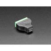 USB Micro B Female Plug to 5-pin Terminal Block