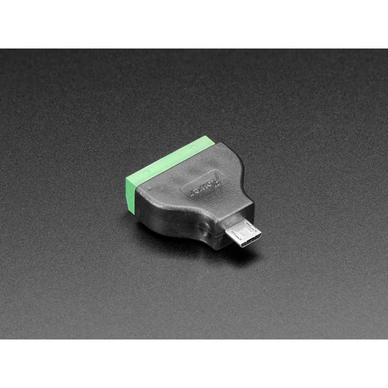 Adaptateur USB Micro B Male vers bornier - Boutique Semageek