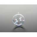 Sphere transparente d'ornement DIY - 7cm de diametre