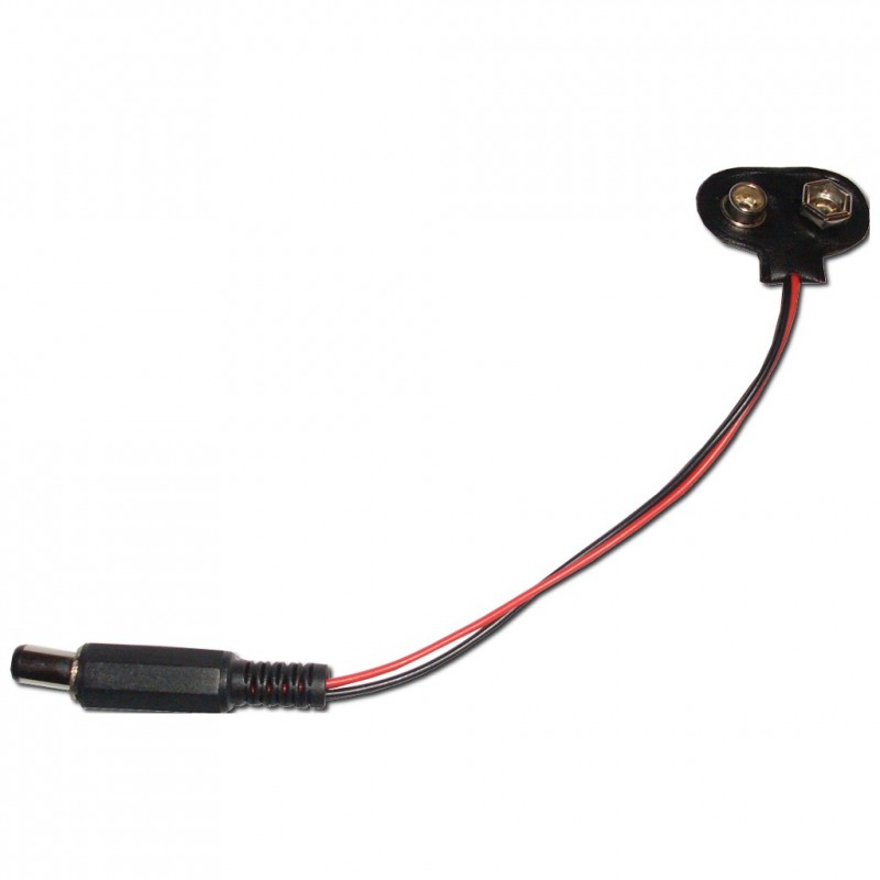 9 V Snap I-type à courant continu 2.1 mm Plug Wire Câble d'alimentation pour Arduino