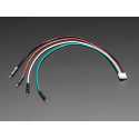 Cable JST PH 4 broches vers connecteur male - Cable I2C STEMMA - 200mm