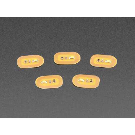 RFID/NFC Nail Stickers - 5 Pack with White LEDs