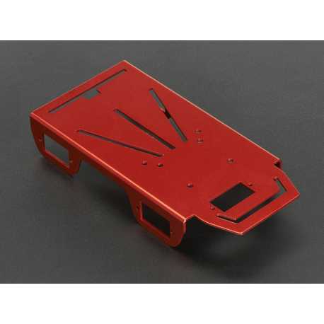 Anodized Aluminum Metal Chasis for a Mini Robot Rover