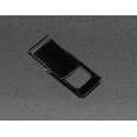 Cache de webcam miniature en metal noir