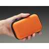 Etui a fermeture eclair pratique - Orange