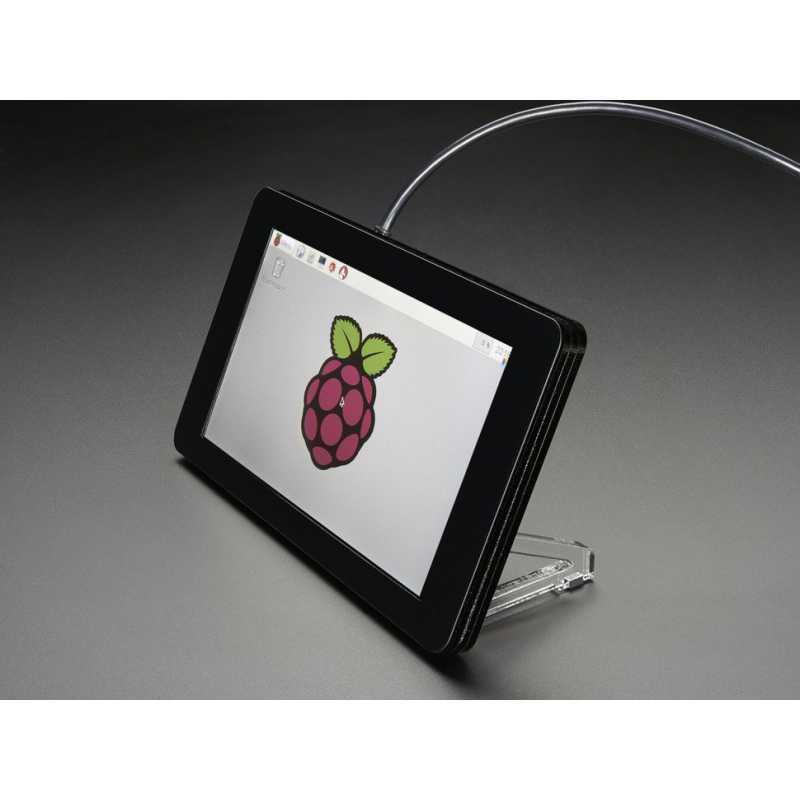 Support Ecran Tactile Raspberry Pi 7 - Noir
