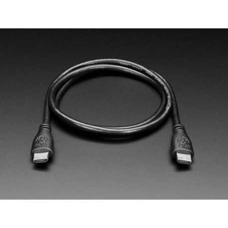 Cable HDMI - 1 metre - Official Raspberry Pi