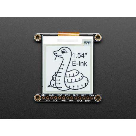 Adafruit 1.54" Monochrome eInk / ePaper Display with SRAM - 200x200 Monochrome