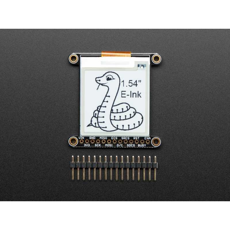 Adafruit 1.54 Monochrome eInk / ePaper Display with SRAM [200x200 with  SSD1681 and EYESPI] : ID 4196 : $24.95 : Adafruit Industries, Unique & fun  DIY electronics and kits