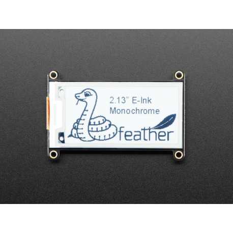 Adafruit 2.13" Monochrome eInk / ePaper Display FeatherWing - 250x122 Monochrome