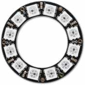 NeoPixel Ring with 12 LED RGB LED and driver integrated