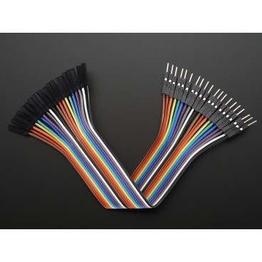 20 Male - female 150mm Premium dupont wires Kit